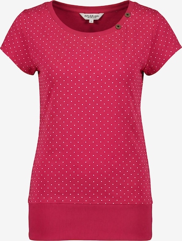 alife & kickin T-Shirt 'BirteAK P' in Pink: Vorderseite