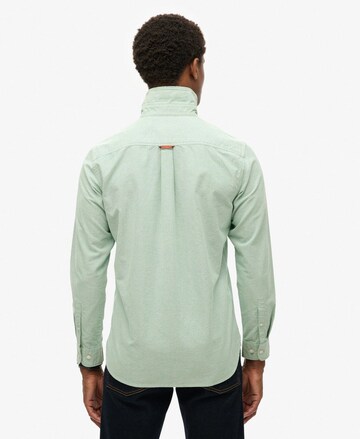 Superdry Regular fit Button Up Shirt in Green