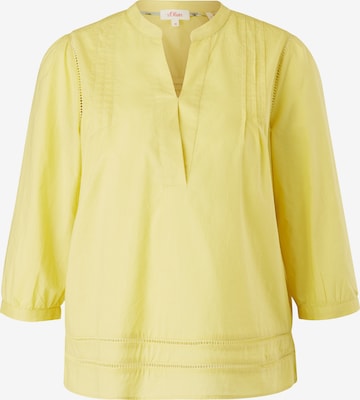 Camicia da donna di s.Oliver in giallo: frontale