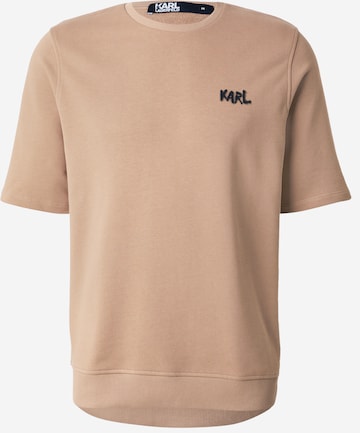 Karl Lagerfeld Mikina - Béžová: predná strana