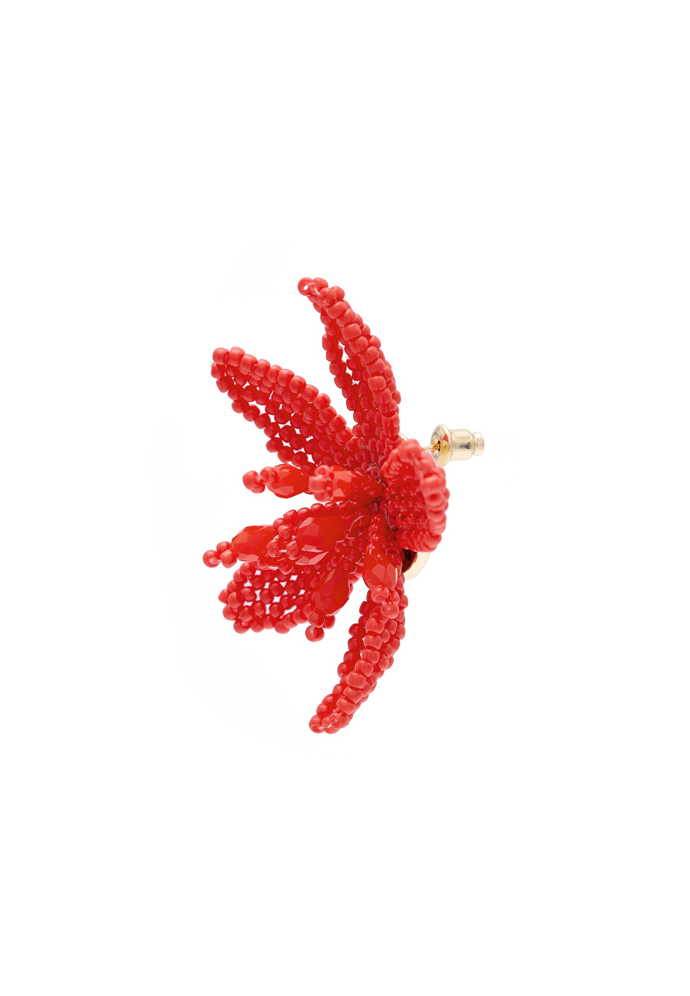 Boucles d'oreilles IZIA en rouge