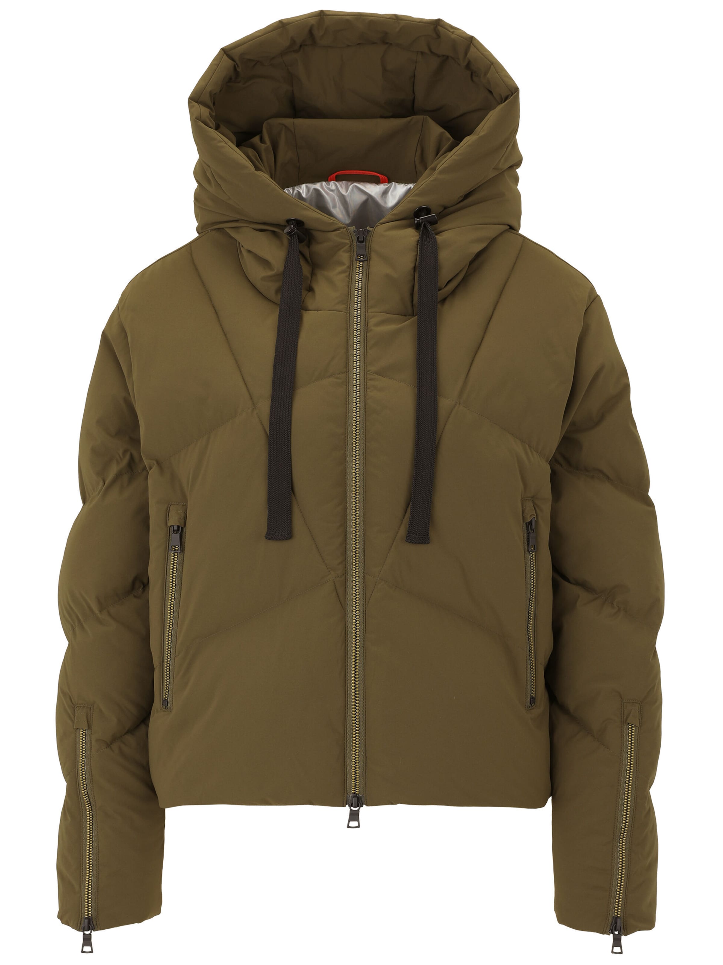 No. 1 Como Winterjacke 'KLEE' in Grün: Vorderseite
