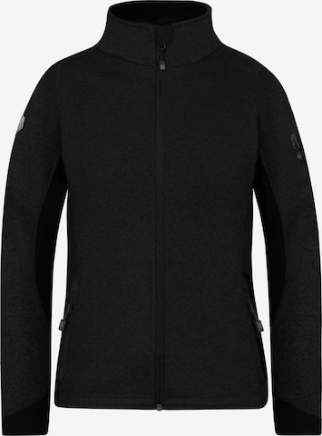 normani Athletic fleece jacket in Black: front