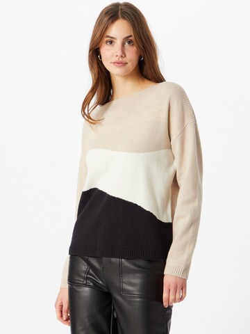 COMMA Pullover i beige: forside