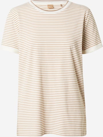 T-shirt 'Emasa' BOSS en beige : devant