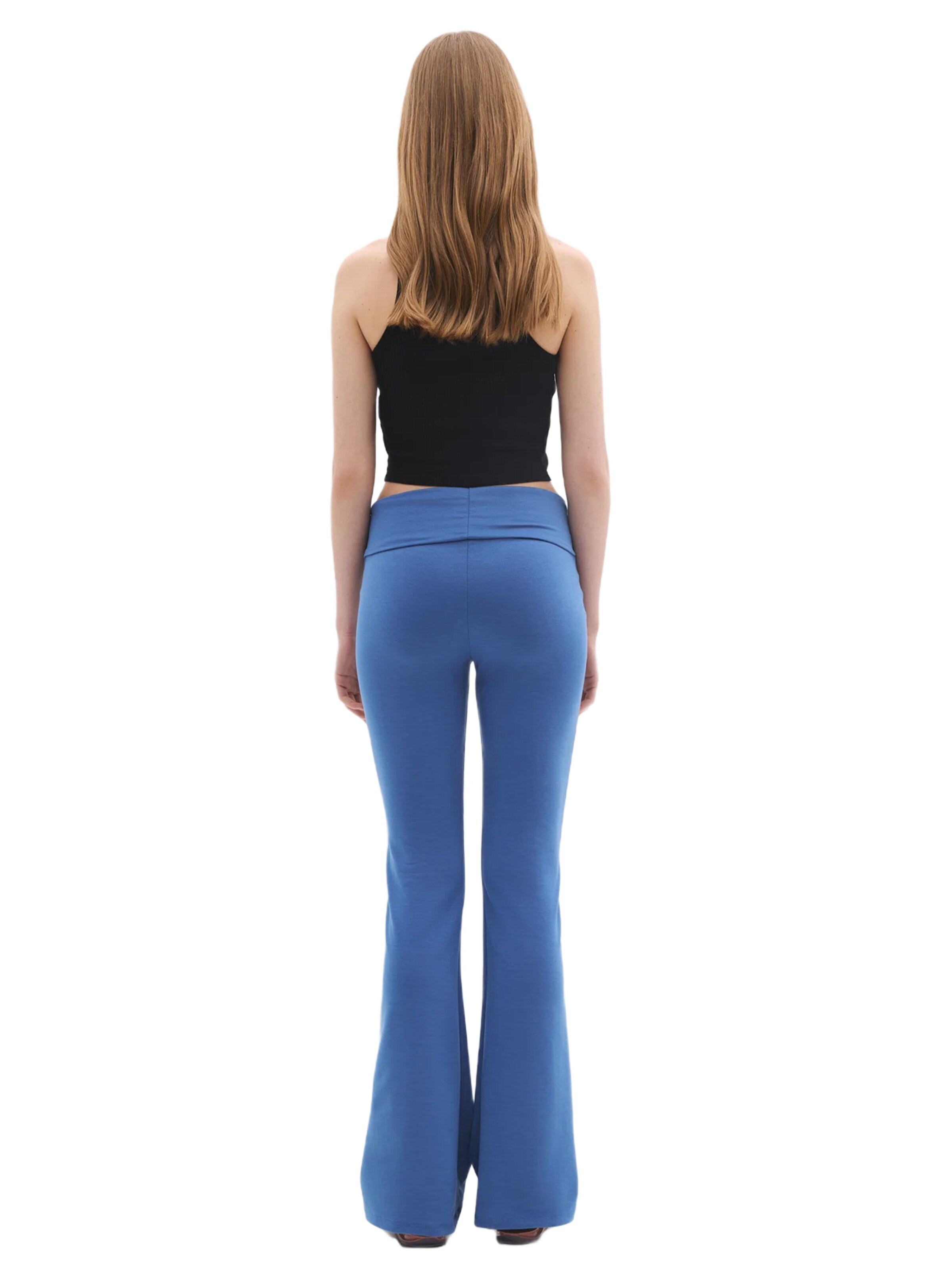 No Matter What Flared Pants in Blue