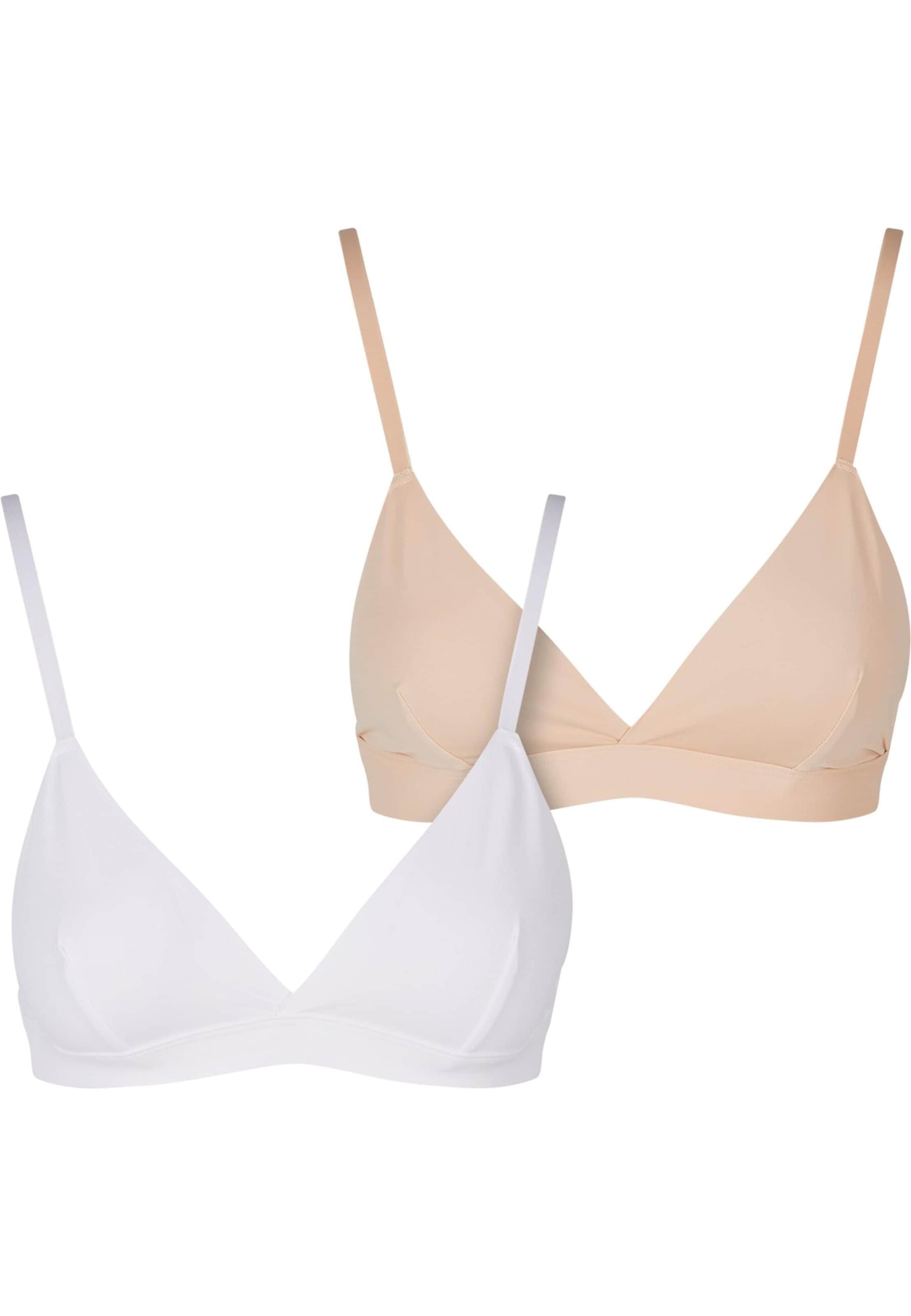 Urban Classics Korzetová Podprsenka – béžová: přední strana