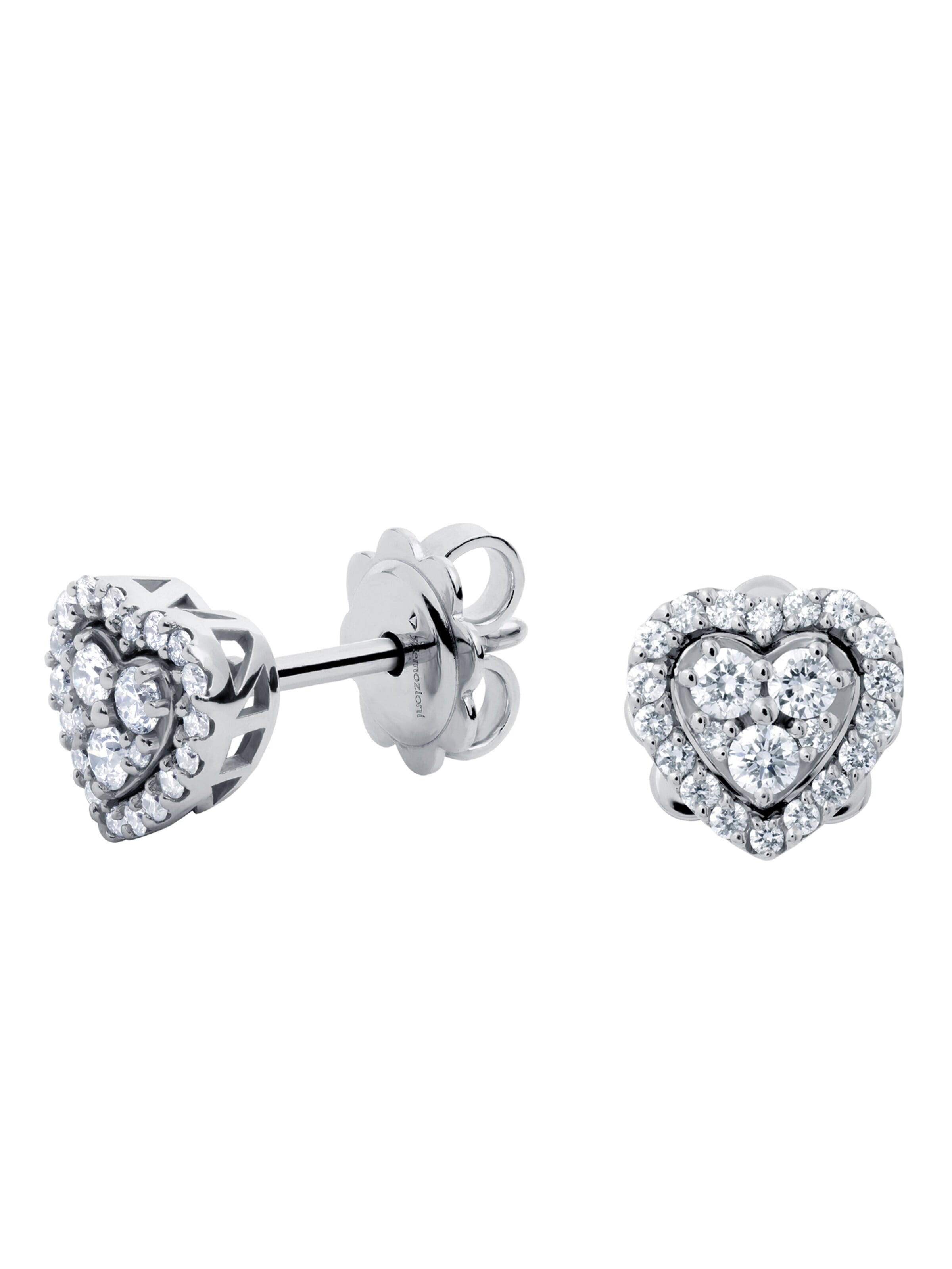 57emozioni Oorbellen 'Diamond' in Zilver
