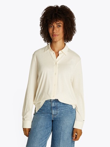 Camicia da donna di TOMMY HILFIGER in beige: frontale