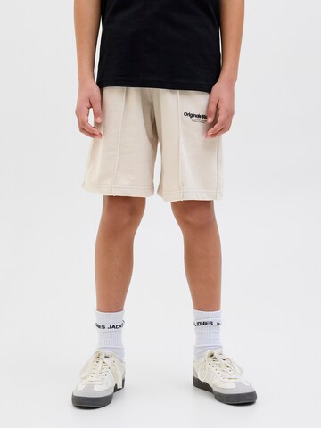 Jack & Jones Junior regular Bukser 'JPSTVesterbro' i beige: forside