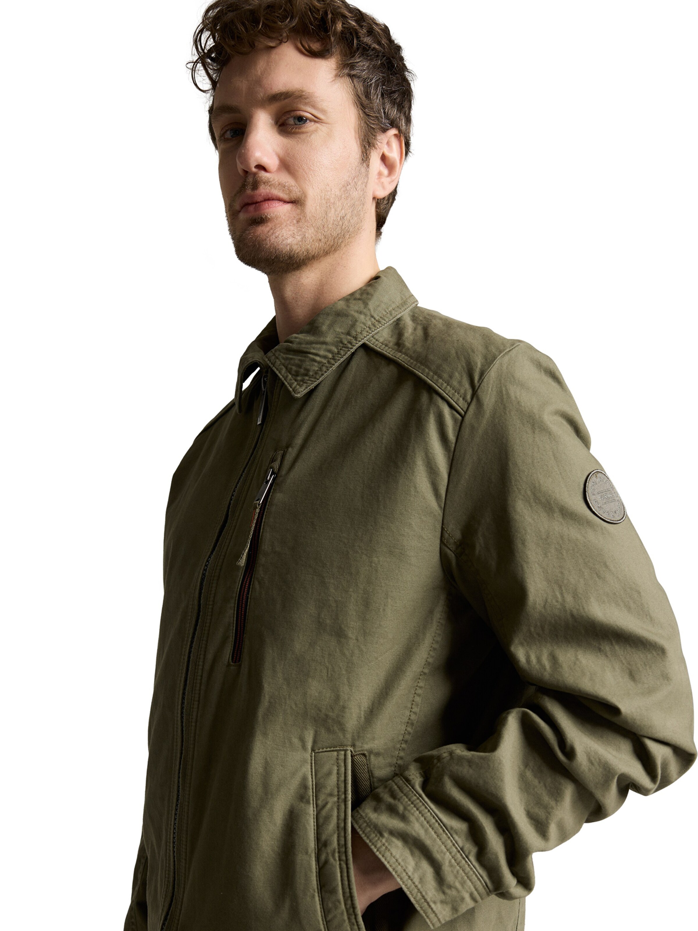 Veste mi-saison TOM TAILOR en vert