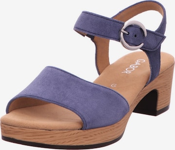 GABOR Sandals in Blue: front