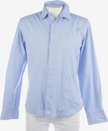 Hackett London Freizeithemd / Shirt / Polohemd langarm in M in Blau: front