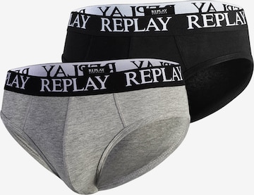 REPLAY Slip in Grey: front