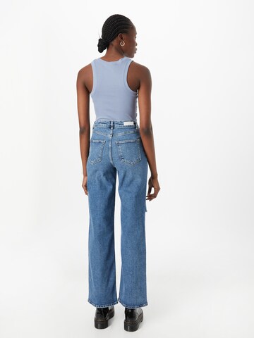 ONLY Wide Leg Jeans 'Juicy' in Blau