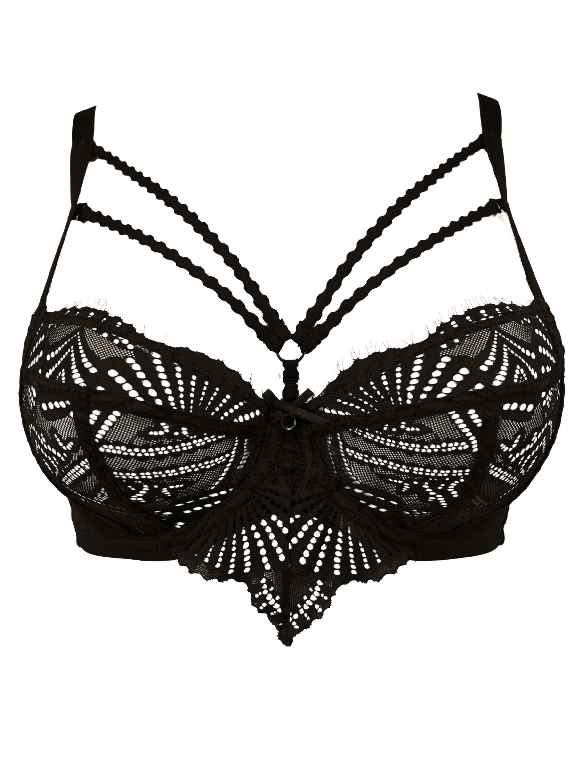 SugarShape Bra 'Lilou' in Black: front