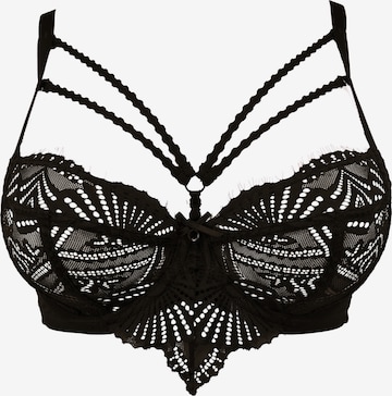 Soutien-gorge 'Lilou' SugarShape en noir : devant