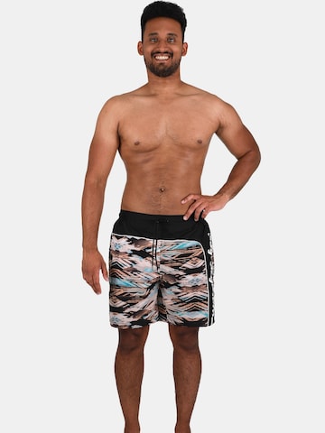 Shorts de bain wavebreaker en mélange de couleurs : devant