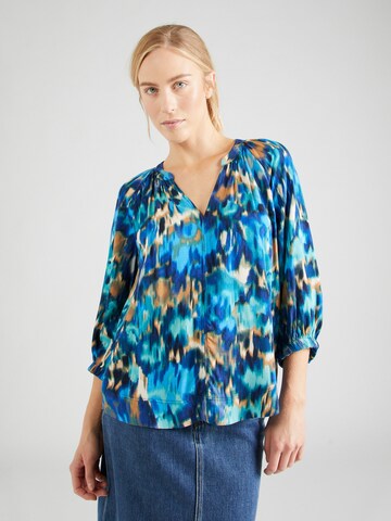 s.Oliver - Blusa em azul: frente