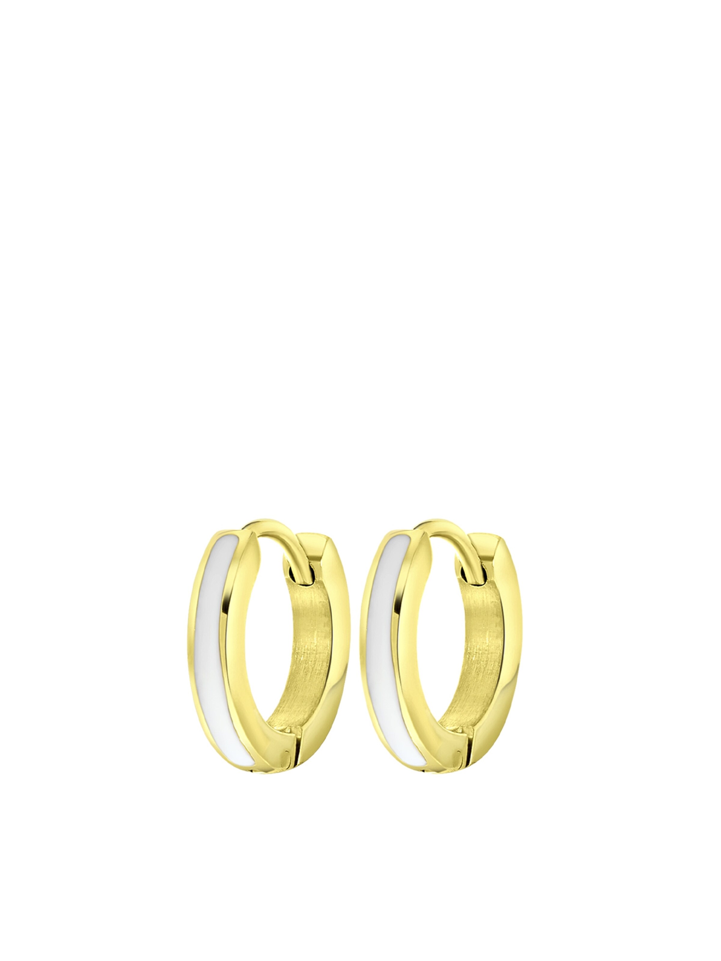 Lucardi Ohrringe in Gold: Vorderseite