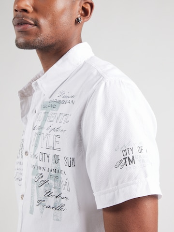 CAMP DAVID Regular fit Srajca | bela barva