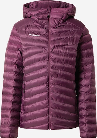 MAMMUT Outdoor Jacket 'Albula' in Dark purple / White, Item view