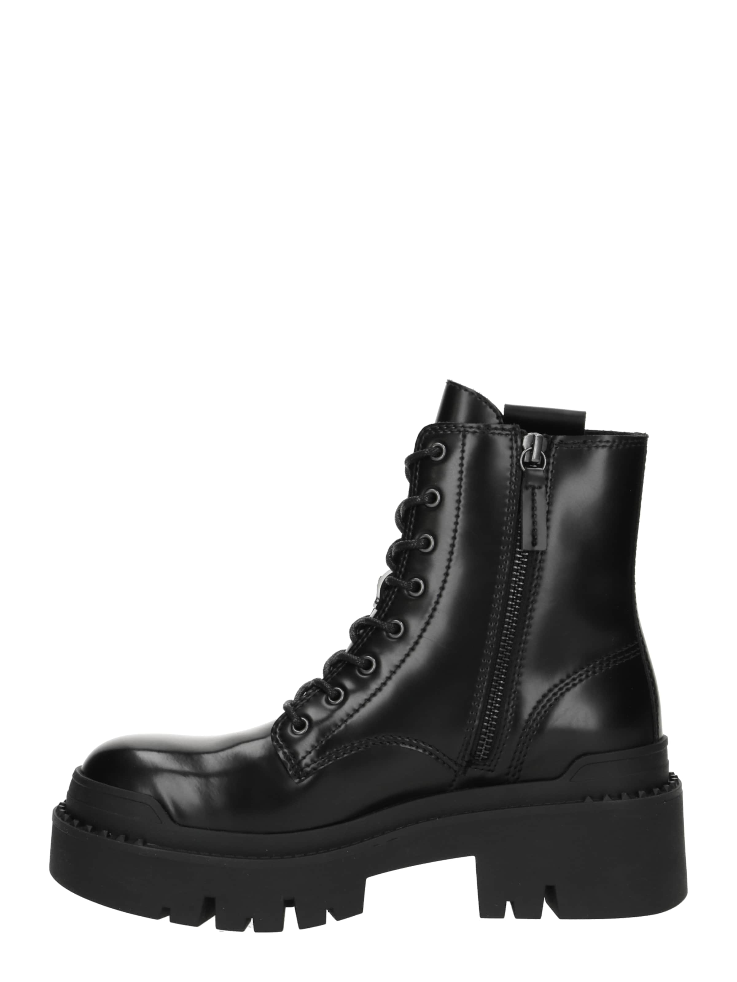 ASH Schnürstiefelette 'NOAH01' in Schwarz