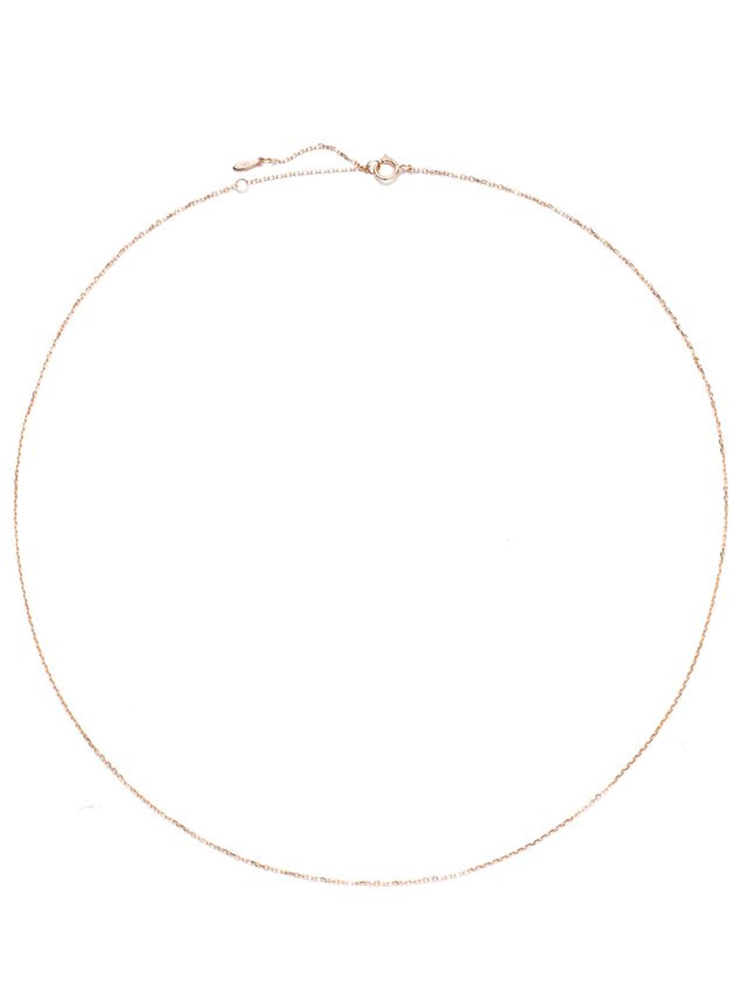 Dear Me - Cadena 'Luminous  M' en oro: frente