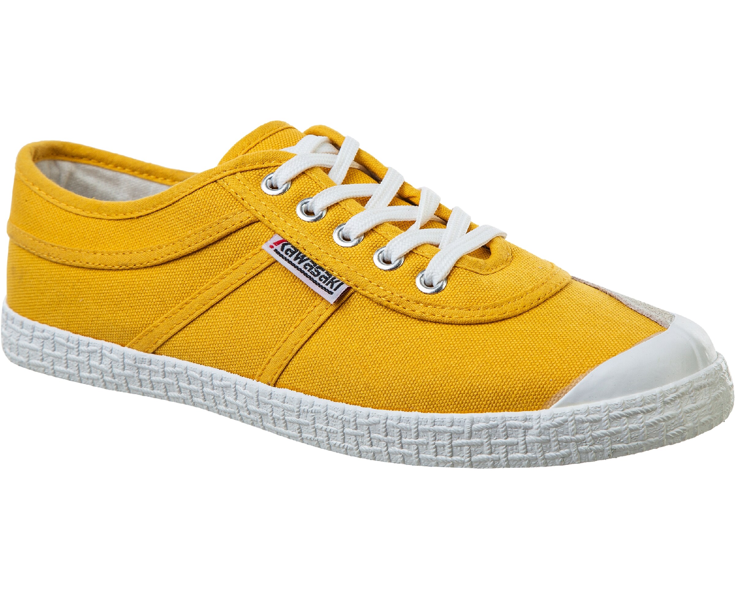 KAWASAKI Klassischer Sneaker im coolen Retrodesign in Gelb