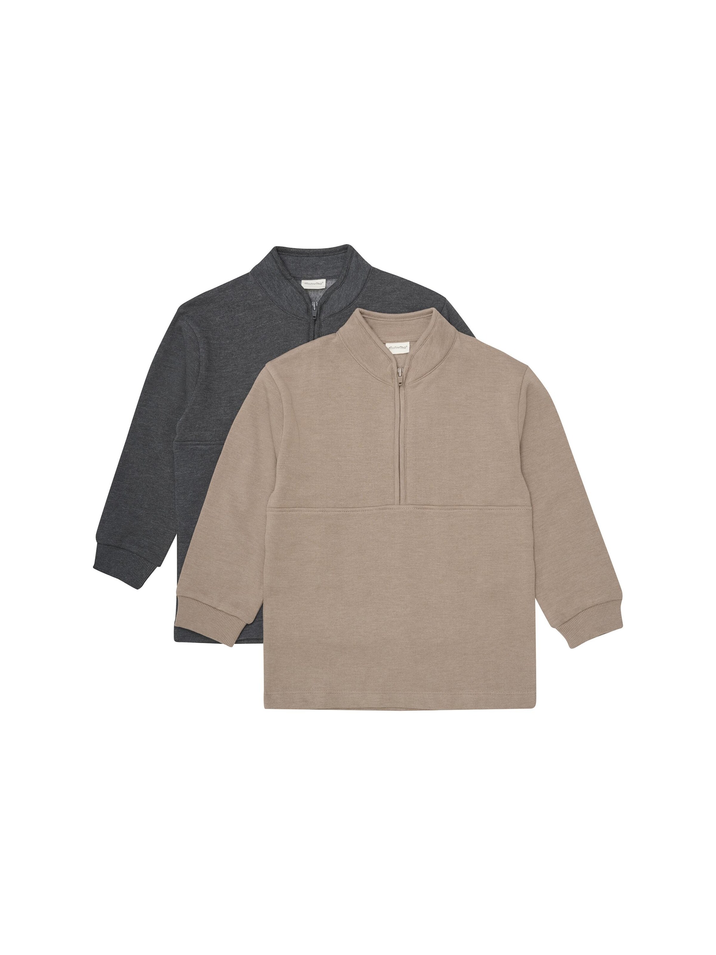 MINYMO - Sudadera en marrón: frente