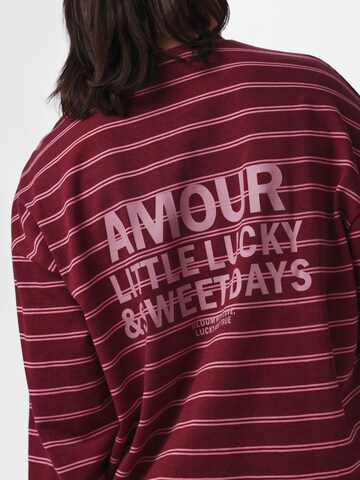 PIECES Shirt in Rood