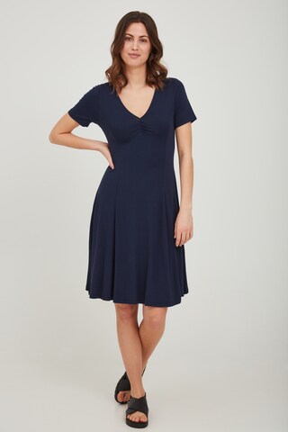 Fransa Summer Dress in Blue