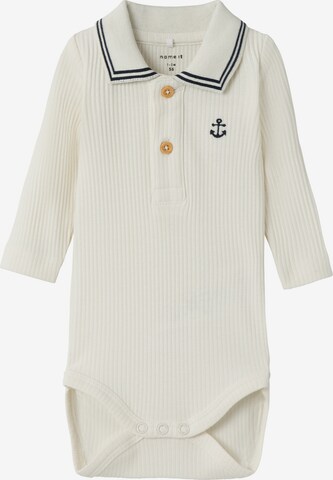 NAME IT - Pijama entero/body 'FRIMAN' en beige: frente