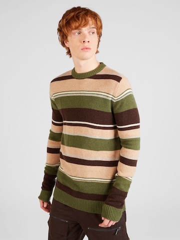 anerkjendt Sweater 'AKSUNE' in Green: front
