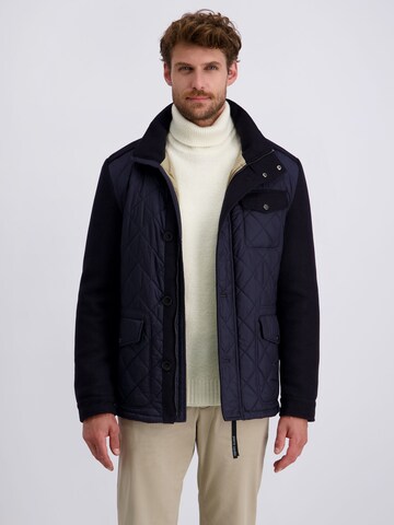 PIERRE CARDIN Winterjas in Blauw: voorkant