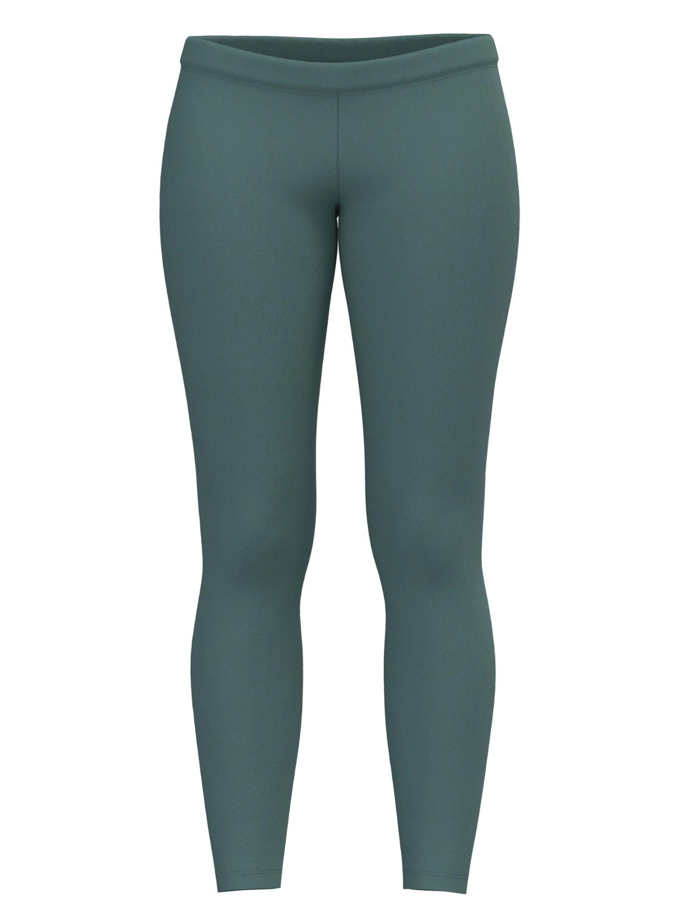 Leela COTTON Leggings in Green: front