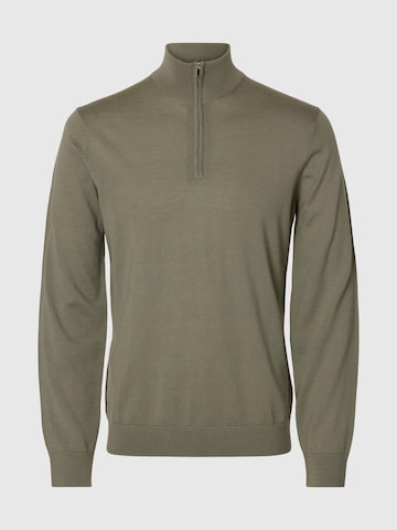 SELECTED Pullover 'SLHTray' i grøn