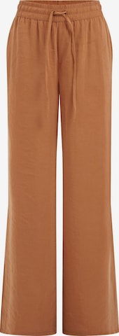 WE Fashion - Pantalón en marrón: frente