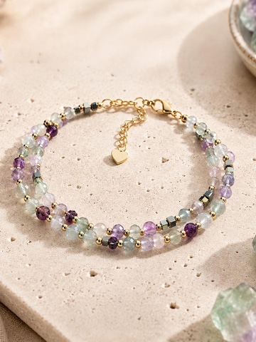 Alster Herz - Pulsera 'Rainbow Bloom' en Mezcla de colores