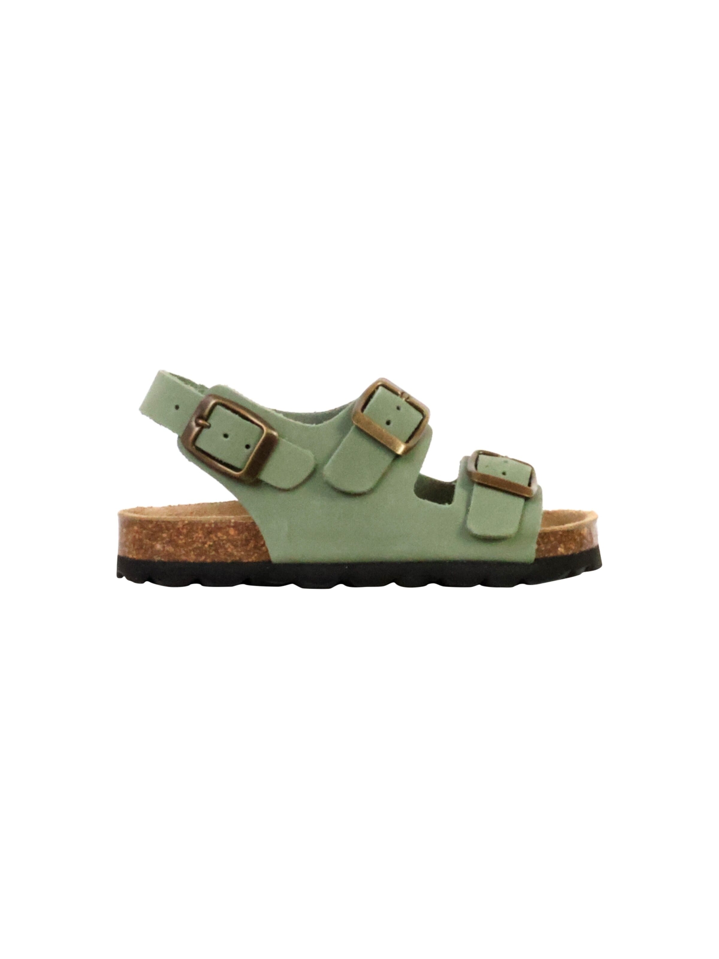 The Divine Factory Huisschoenen 'Kinder-Lederpantolette Noga Mistraly BS Edge' in Groen