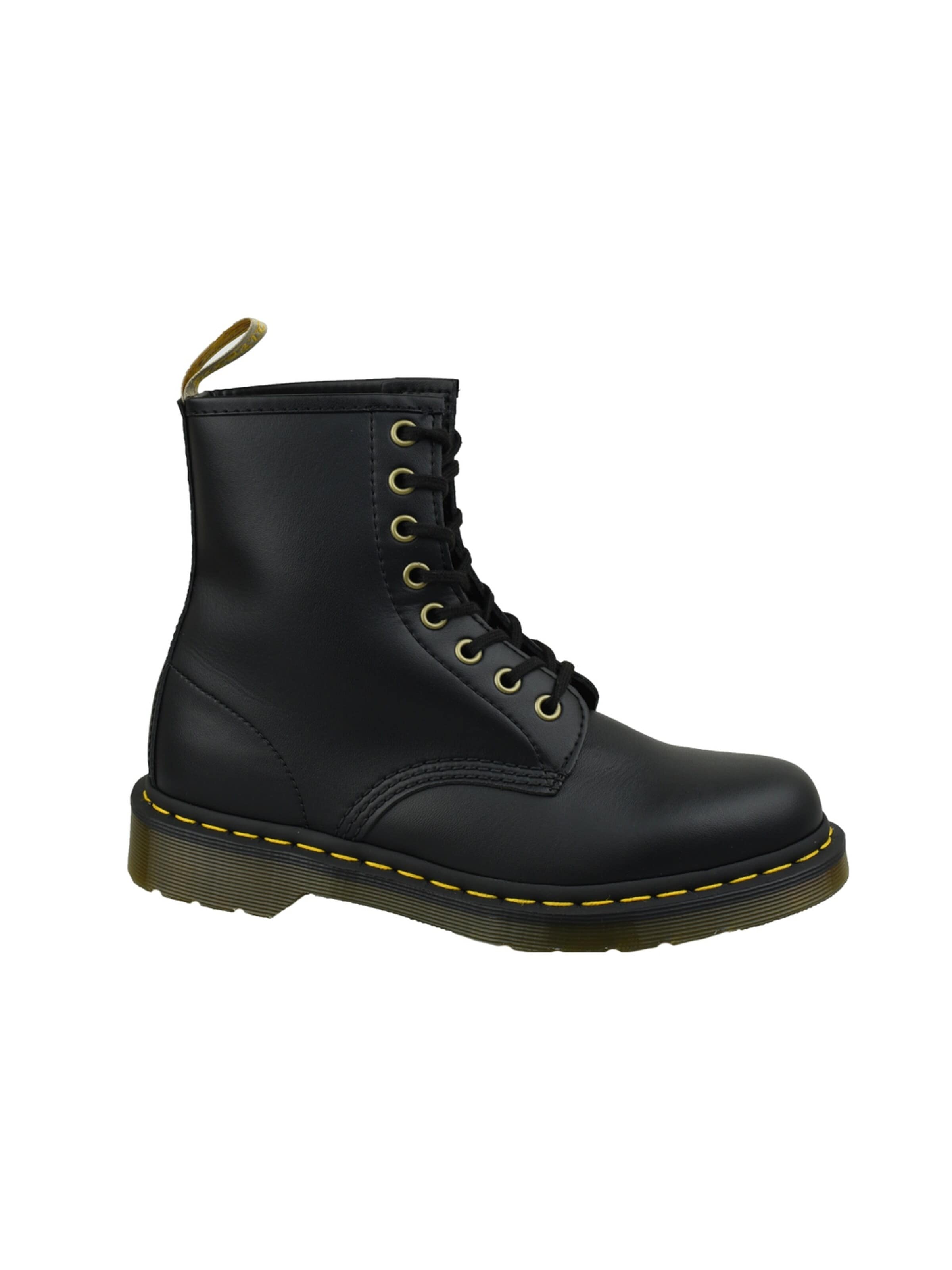 Dr. Martens Enkellaarsje 'Vegan 1460' in Zwart: voorkant
