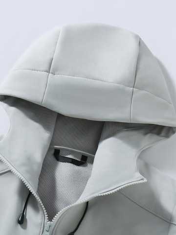 YOUTHUP Winter Jacket 'ABNEHMBAR' in Grey