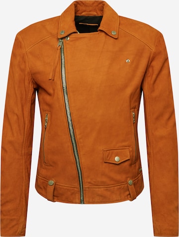 tigha Between-Season Jacket 'Jorma' in Brown: front