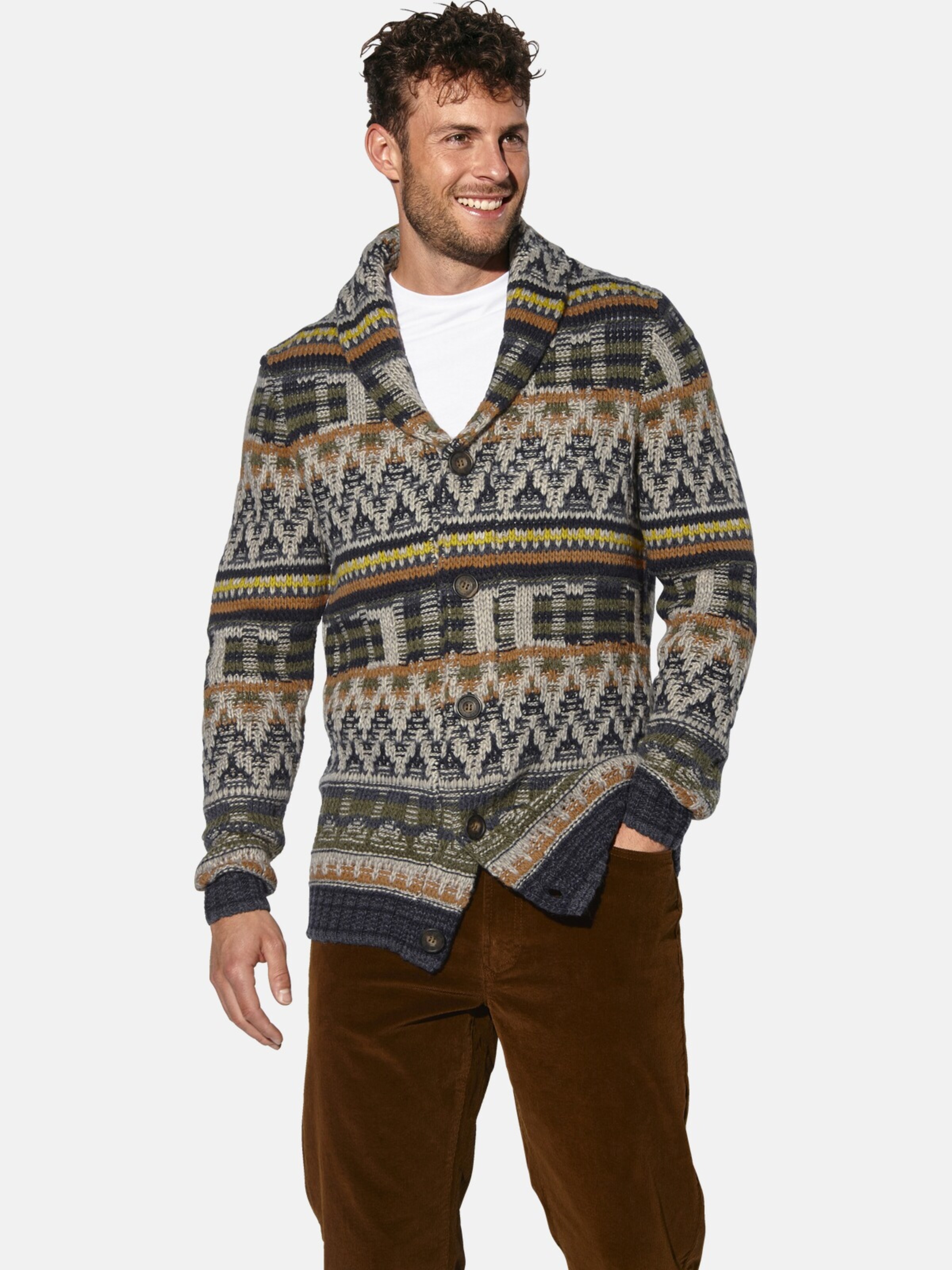 BABISTA Strickjacke ' Amalero ' in Beige: Vorderseite