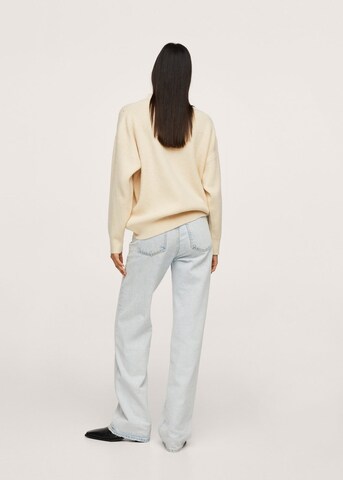 MANGO Pullover in Beige