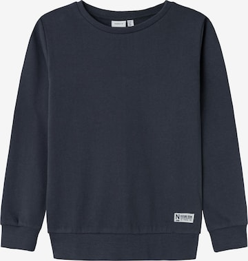 Sweat NAME IT en bleu : devant