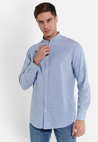 Coupe regular Chemise Steffen Klein en bleu