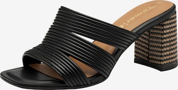 Tamaris Mule in Black: front