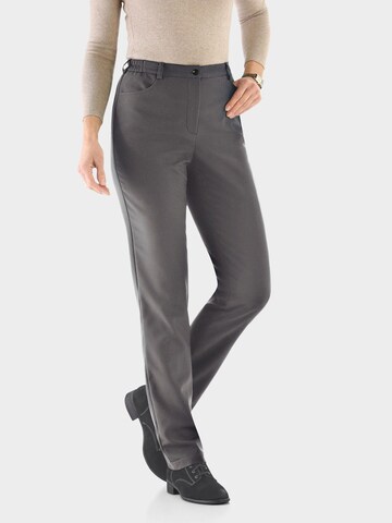 Regular Pantalon 'Carla' Goldner en gris : devant