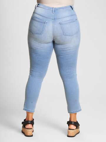 STUDIO Slimfit Jeans 'Ashley' i blå